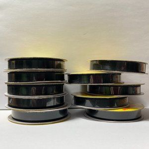 10 Coin Edge Ribbon Solid Black